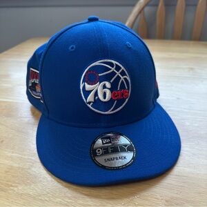 New Era 9Fifty 76ers Sixers Blue SnapBack Hat #3 Basketball Philadelphia